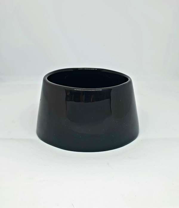 CONICAL NIBBLE BOWL BLACK